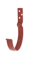 Крюк крепления желоба короткий с комплектом крепления l-66, сталь, d-150 мм, красный, Aquasystem